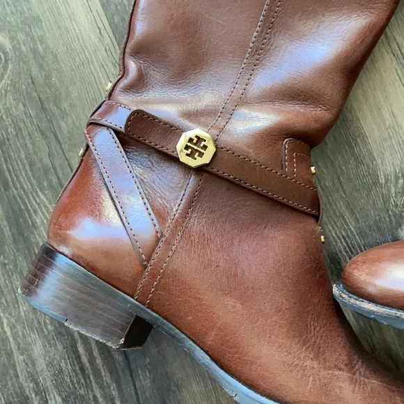 Tory Burch Brita Sienna Riding Boots