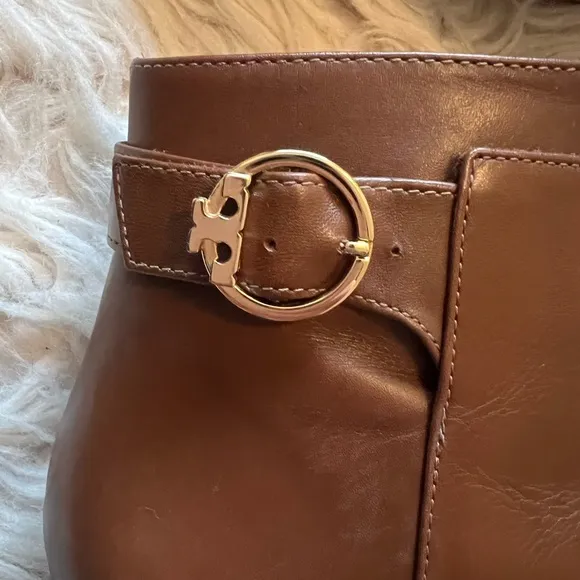 Tory Burch Brown Leather Boots