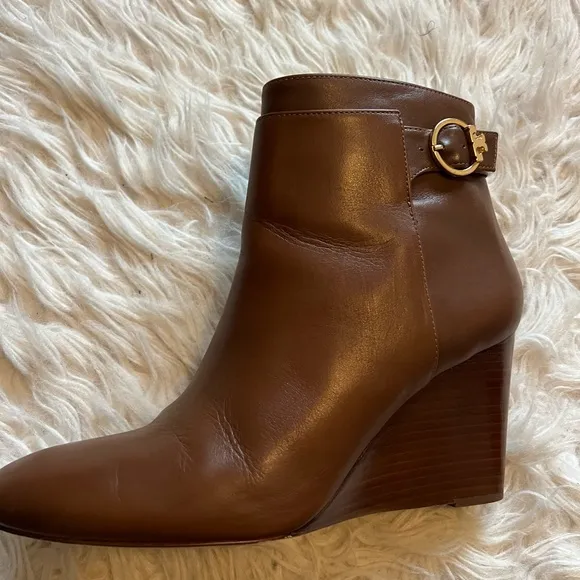 Tory Burch Brown Leather Boots