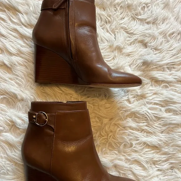 Tory Burch Brown Leather Boots