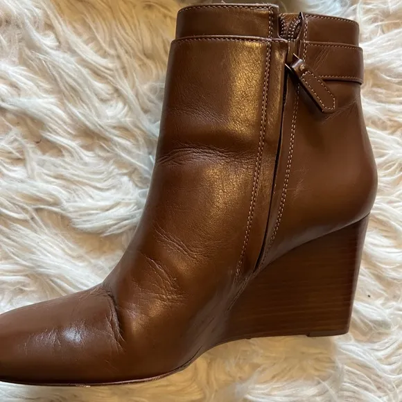 Tory Burch Brown Leather Boots