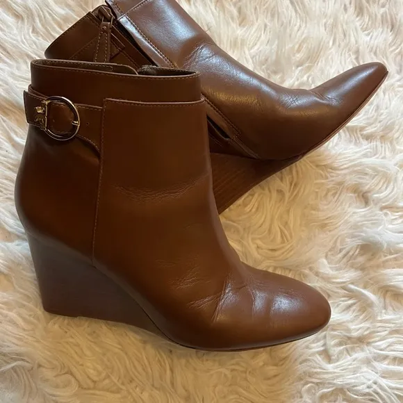 Tory Burch Brown Leather Boots