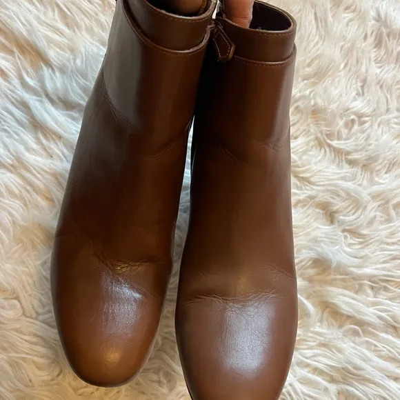 Tory Burch Brown Leather Boots