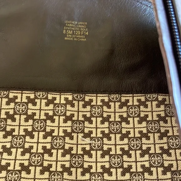 Tory Burch Brown Leather Suede Riding Boots
