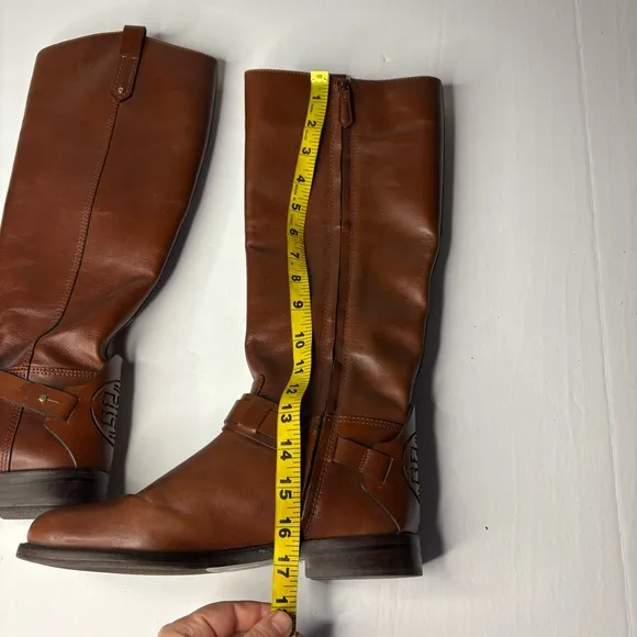 Tory Burch Colton Brown Leather brown riding boots size 7.5