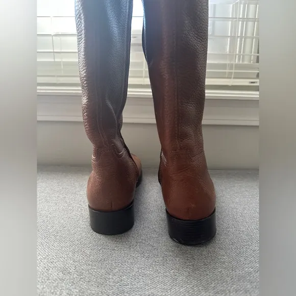 Tory Burch Leather Jolie Riding Boots