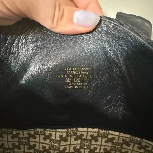 Tory Burch leather riding boots 8