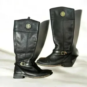 Tory Burch leather riding boots 8