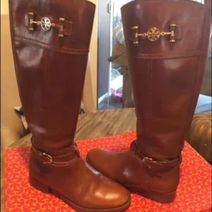 Tory Burch Leather Sienna Riding Boots