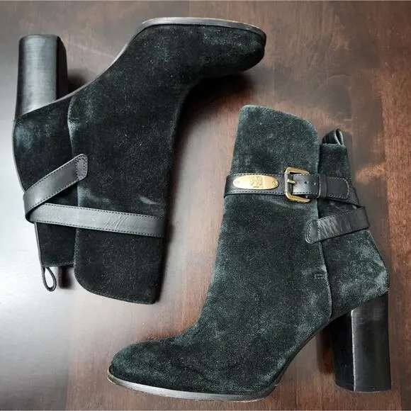 Tory Burch Robynne Suede Leather Boots