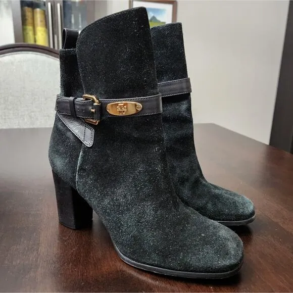 Tory Burch Robynne Suede Leather Boots