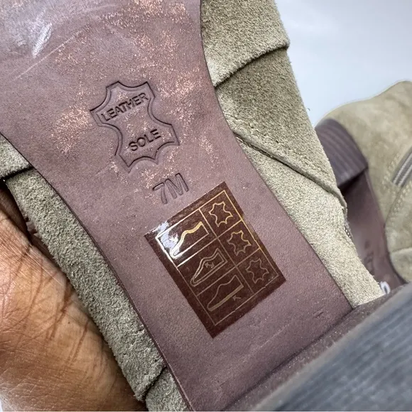 Tory Burch Sabe Suede Ankle Boots