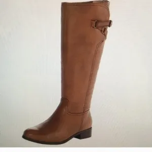 TROTTERS LUCKY TOO CARAMEL RIDING BOOTS NIB SIZE 9