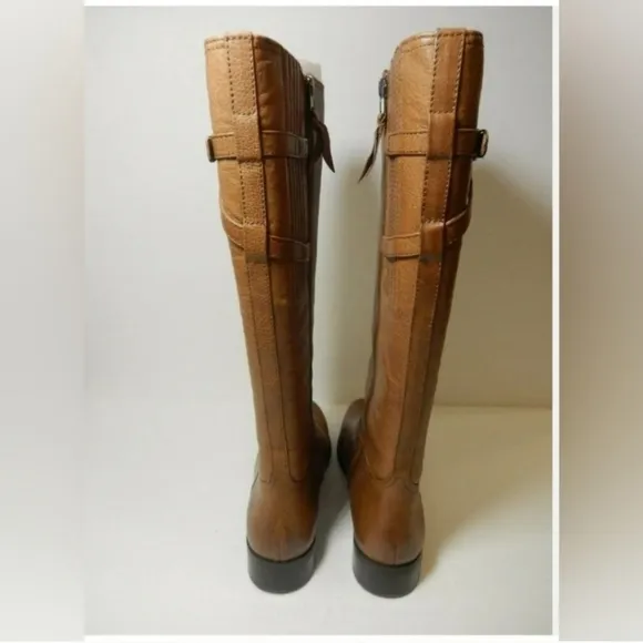 TROTTERS LUCKY TOO CARAMEL RIDING BOOTS NIB SIZE 9