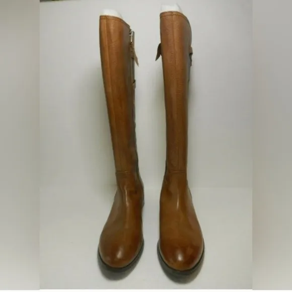 TROTTERS LUCKY TOO CARAMEL RIDING BOOTS NIB SIZE 9