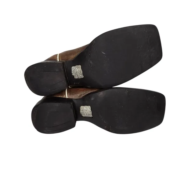 Twisted X Rough Stock Cowboy Boots, Barn Boots, Distressed Western Square Toe