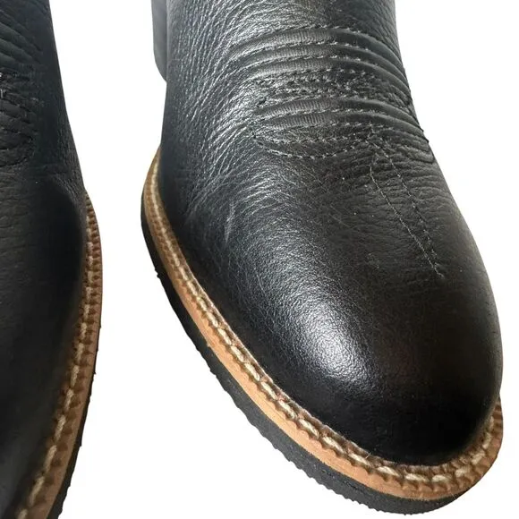 Twisted X Womens Black White Hair on Hide Cowboy Western Fashion Boots 8 Read