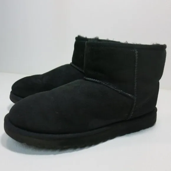 UGG #1002072 Australia Classic Mini Black Boots Men's Insulated Footewar 9 42