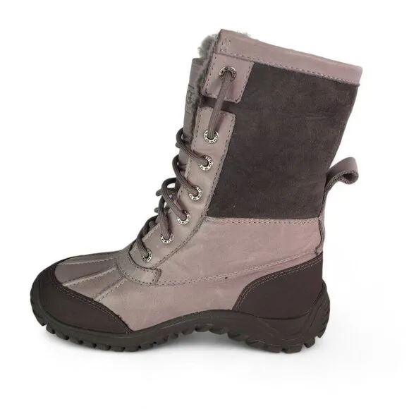 UGG Adirondack II Round Toe Waterproof Winter Boots Grey 3052 Women's 6