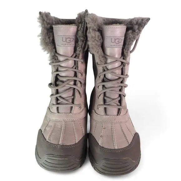UGG Adirondack II Round Toe Waterproof Winter Boots Grey 3052 Women's 6