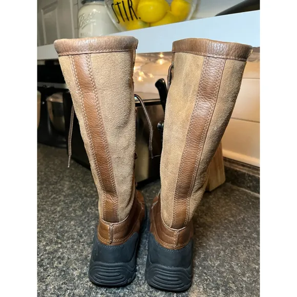 UGG Adirondack Tall Chestnut Leather Suede Boots