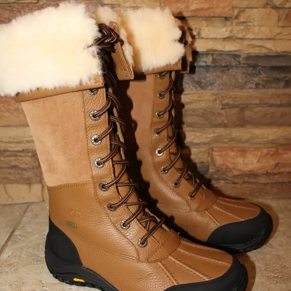 UGG ADIRONDACK TALL LEATHER WATERPROOF‎ BOOTS