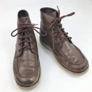 UGG Agnar Brown Leather Lace Up Casual Waterproof Ankle Boots