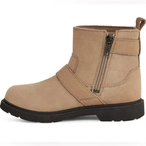 Ugg Ashton Weather Girls Tan Suede Boots Size 3 NWT
