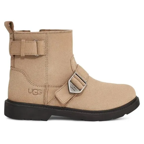 Ugg Ashton Weather Girls Tan Suede Boots Size 3 NWT