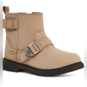 Ugg Ashton Weather Girls Tan Suede Boots Size 3 NWT