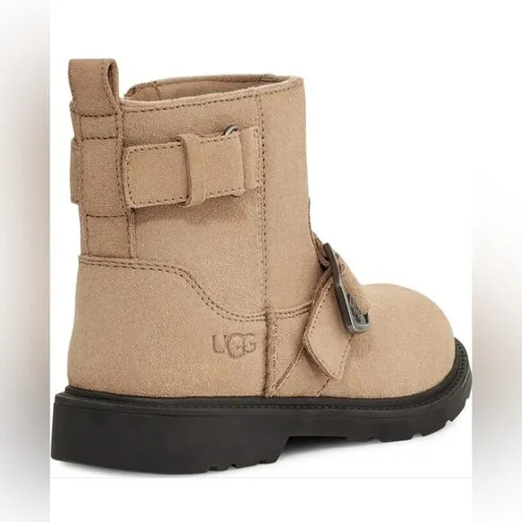 Ugg Ashton Weather Girls Tan Suede Boots Size 3 NWT