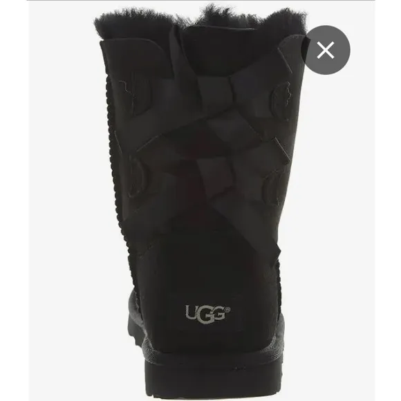 “Ugg Australia” K Bailey Bow, black boot; size6