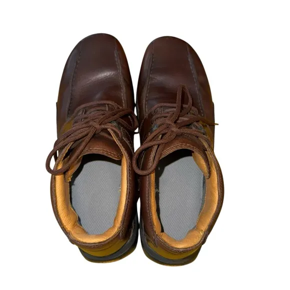 UGG Australia Mens Waterproof Leather Boots Lace Up Vibram Sole 5552 Sz 10 Brown