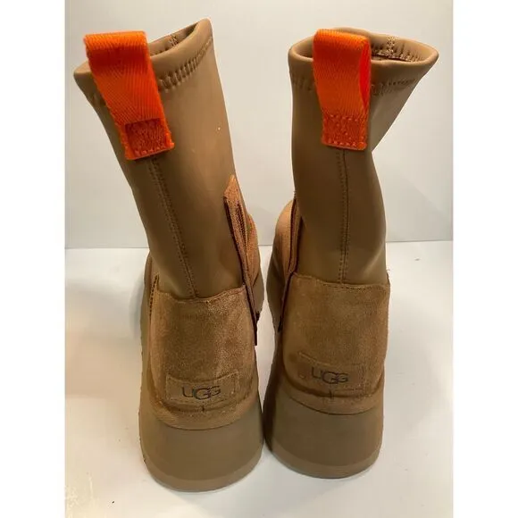 Ugg Australia Tan Suede Platform‎ boots SZ 10