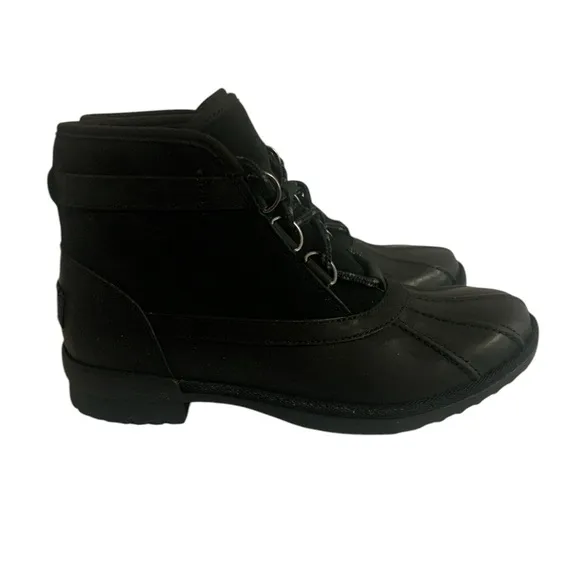 UGG Black Snow Winter Boots Women 8