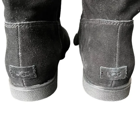 UGG Boots Women’s Size 9 Josefene Short Black Suede Ankle Booties