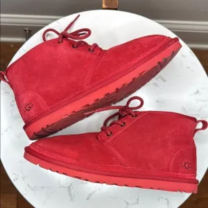 UGG Chukka Lace Up Boot - Samba Red - men’s 10