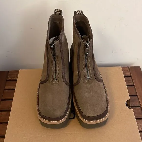 UGG Cityfunc Zip Boots Hickory USA Women Size 9.5/UK 7.5/EU 40.5