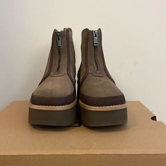 UGG Cityfunc Zip Boots Hickory USA Women Size 9.5/UK 7.5/EU 40.5