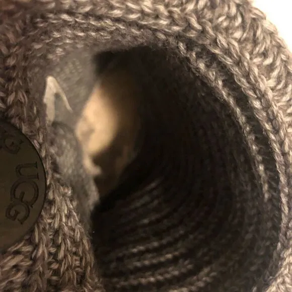 Ugg Classic Cardy Sweater Boot Gray Size 5