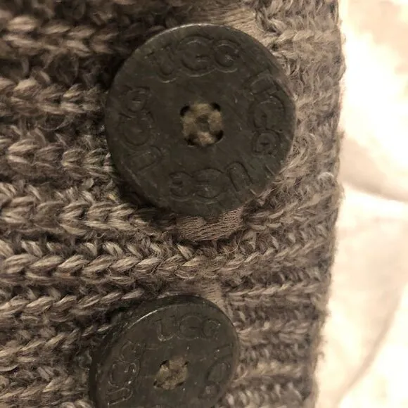Ugg Classic Cardy Sweater Boot Gray Size 5