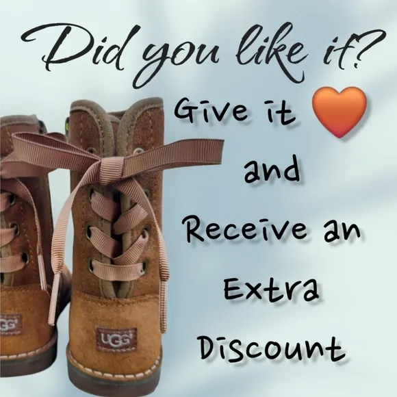 UGG Corene Kids Girls Brown Boots Size 10 Leather Waterproof