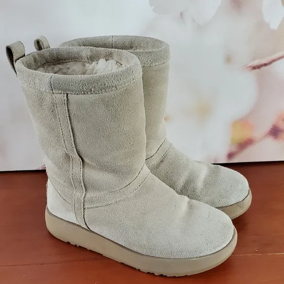 UGG Cream Suede Boots - 5