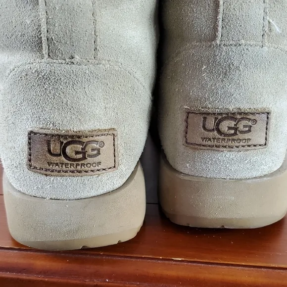 UGG Cream Suede Boots - 5