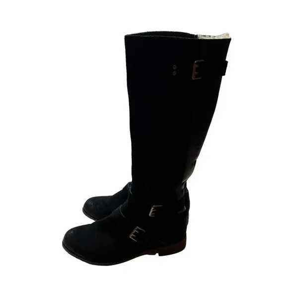 UGG Cydnee Suede Riding Boot Women Size 7