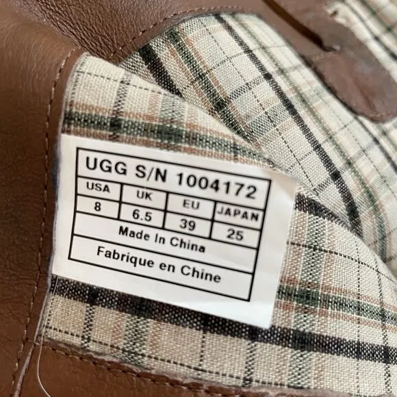 UGG Darcie Distressed Leather Riding Boots