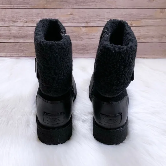 UGG Elings Black Waterproof Boots
