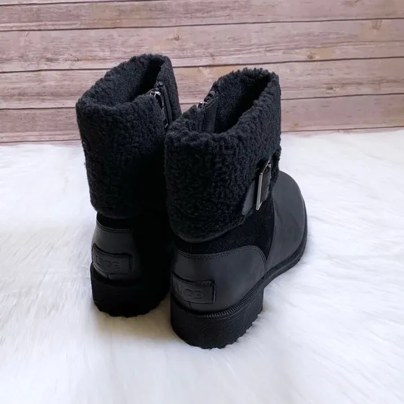 UGG Elings Black Waterproof Boots