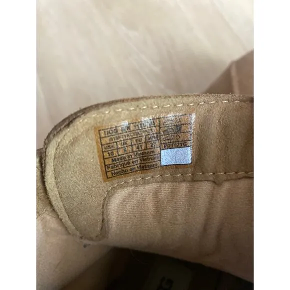UGG Hapsburg duck boots women’s size 10 tan leather waterproof
