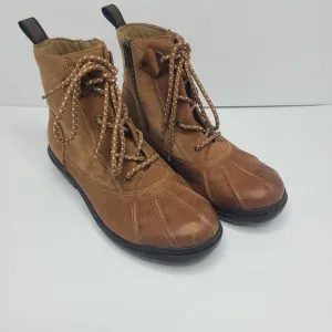 UGG Hapsburg Duck Waterproof Nubuck‎ Leather and Suede Duck Boots Booties Sz 9.5